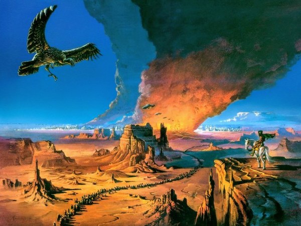 How does M John Harrison enter a&nbsp;story?