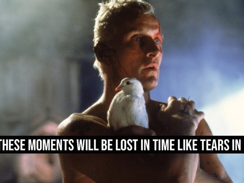 The most powerful scene in scifi cinema Blade Runner’s Tears in&nbsp;Rain