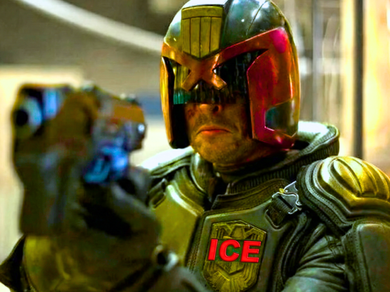 Alex Garland’s DREDD is just a little bit…fascist?