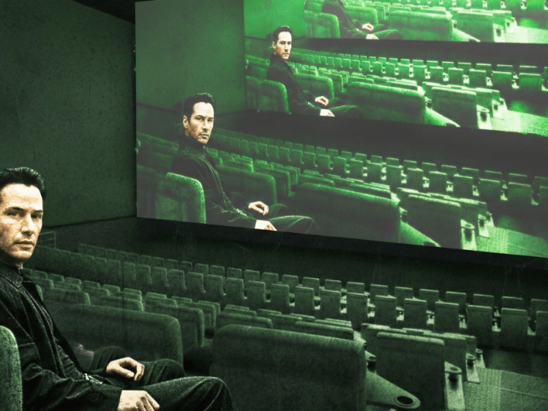 The Matrix is the movie the Matrix makes to keep you in the&nbsp;Matrix