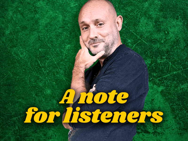 A note for listeners of the Science Fiction&nbsp;podcast