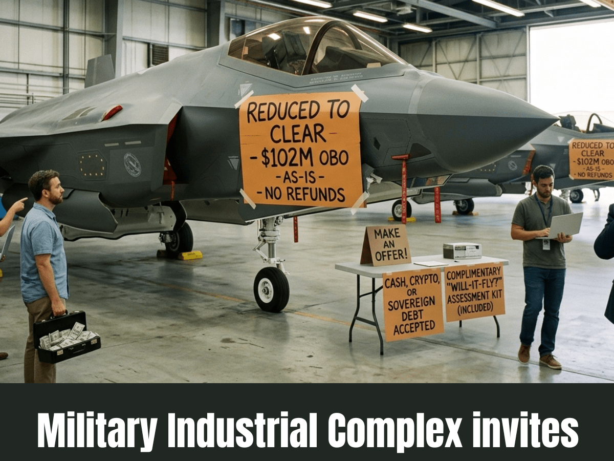 Military Industrial Complex invites nations to “volunteer” as war&nbsp;zones