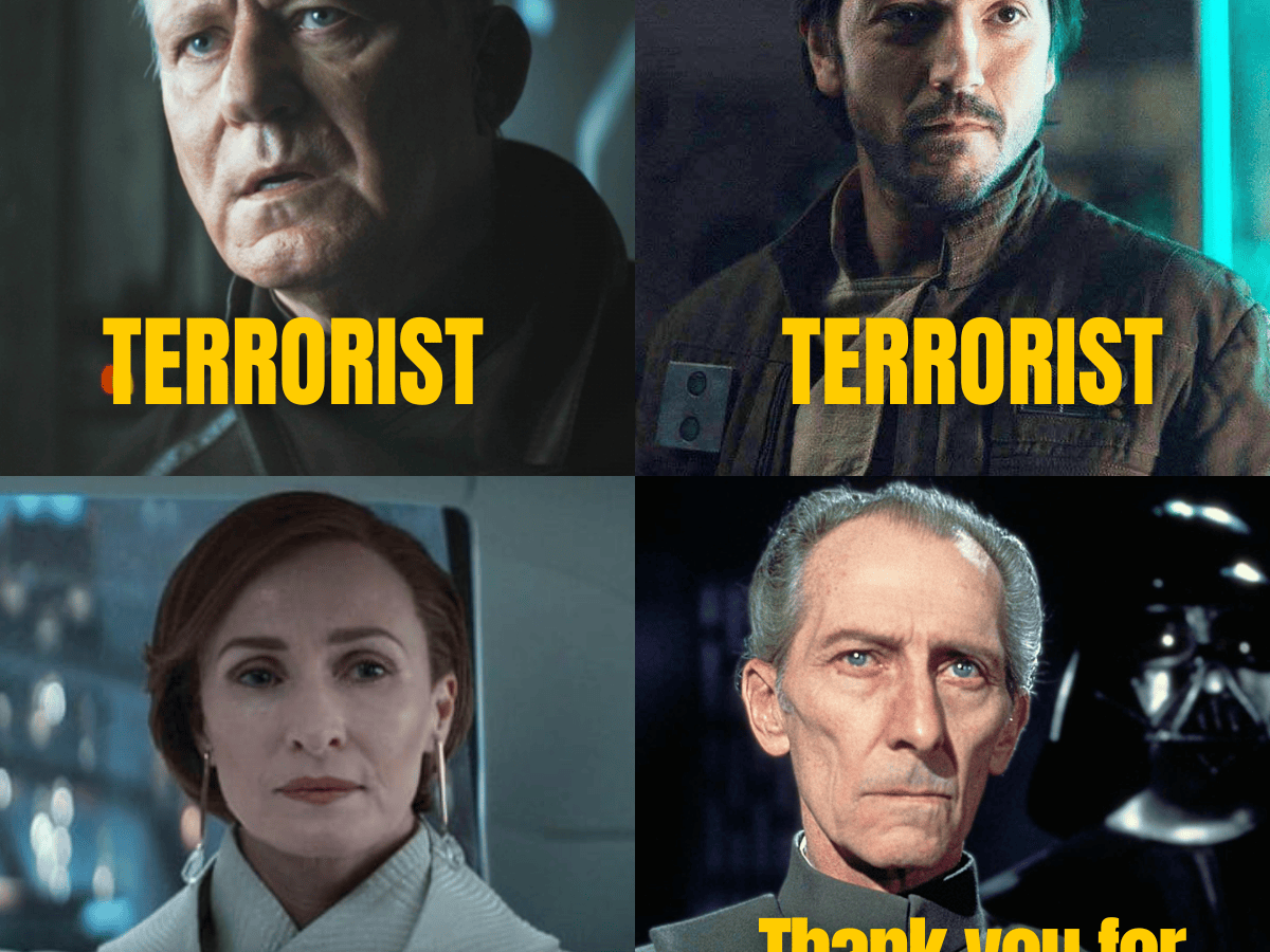 Terrorist, terrorist, terrorist